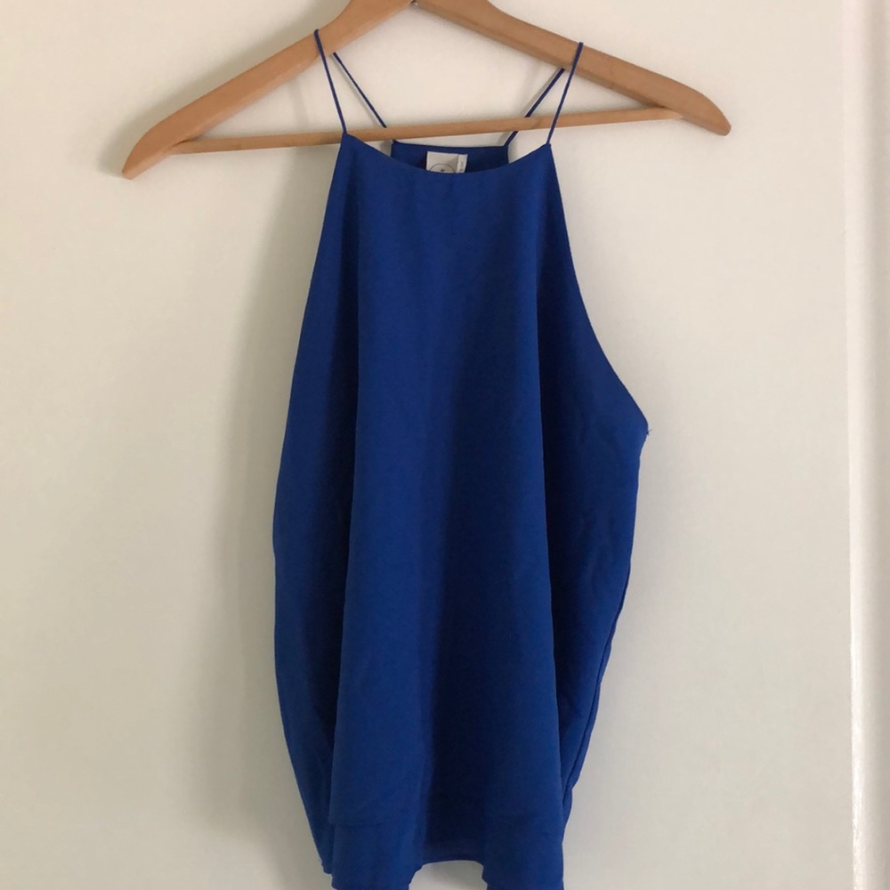 Blue tank top